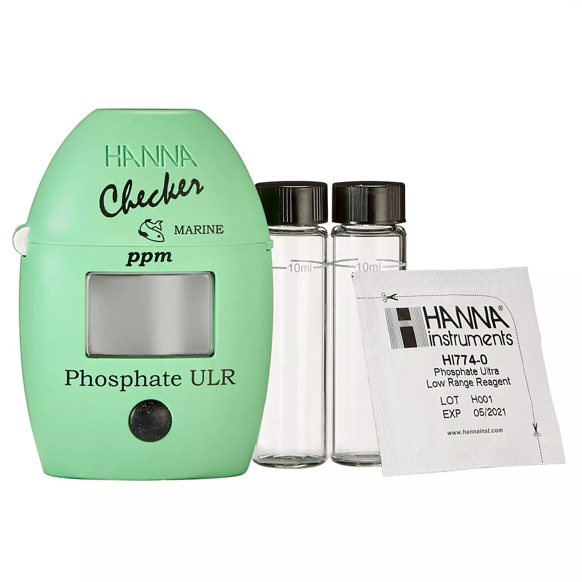 Phosphate Ultra Low Range PPM Colorimeter HI774 Hanna Checker - Marine Water