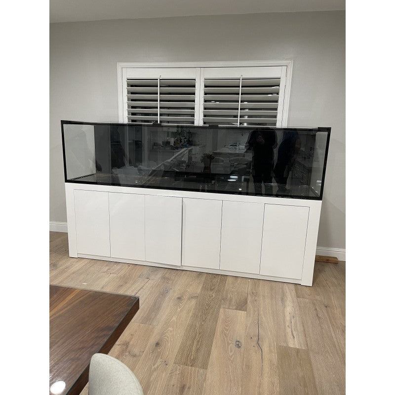 AQUA JAPAN GLASS TANKS 270GAL -72X36X24" WHITE STAND LOW IRON