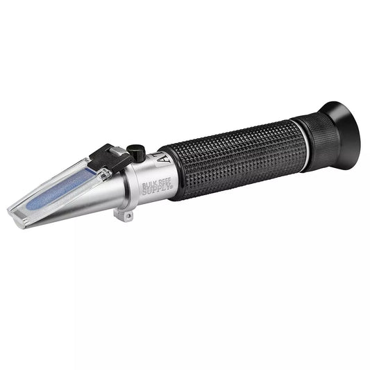 Bulk Reef Supply Refractometer For Reading Salinity With Calibration Fluid